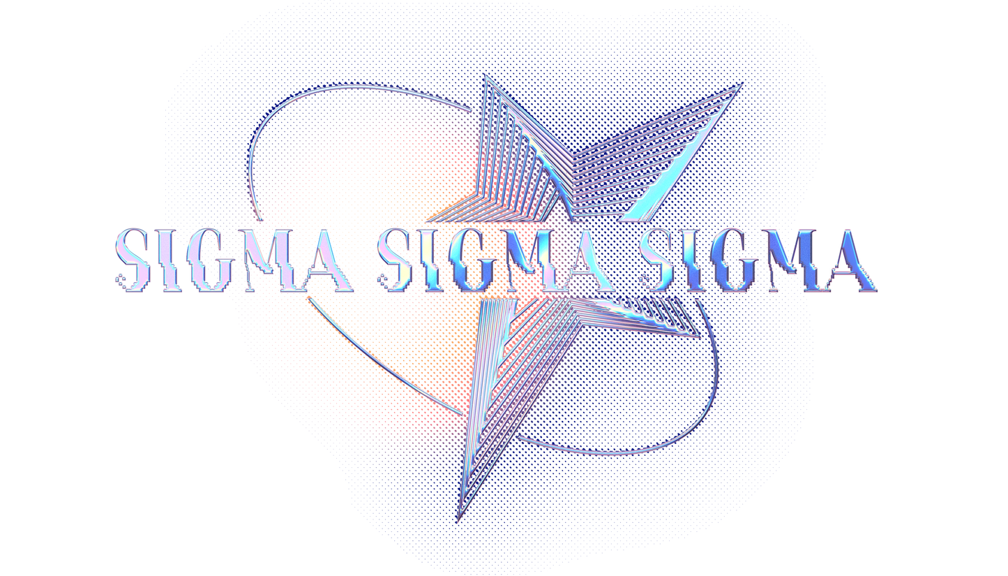 Sigma Sigma Sigma Pink Chrome Graphic Hoodie