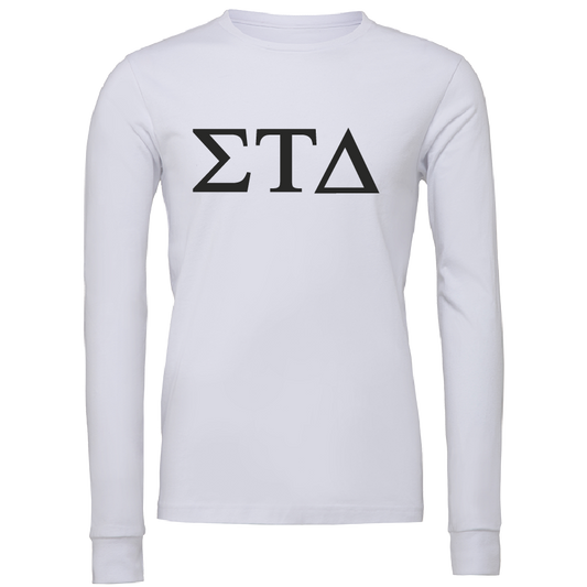 Sigma Tau Delta Lettered Long Sleeve T-Shirts
