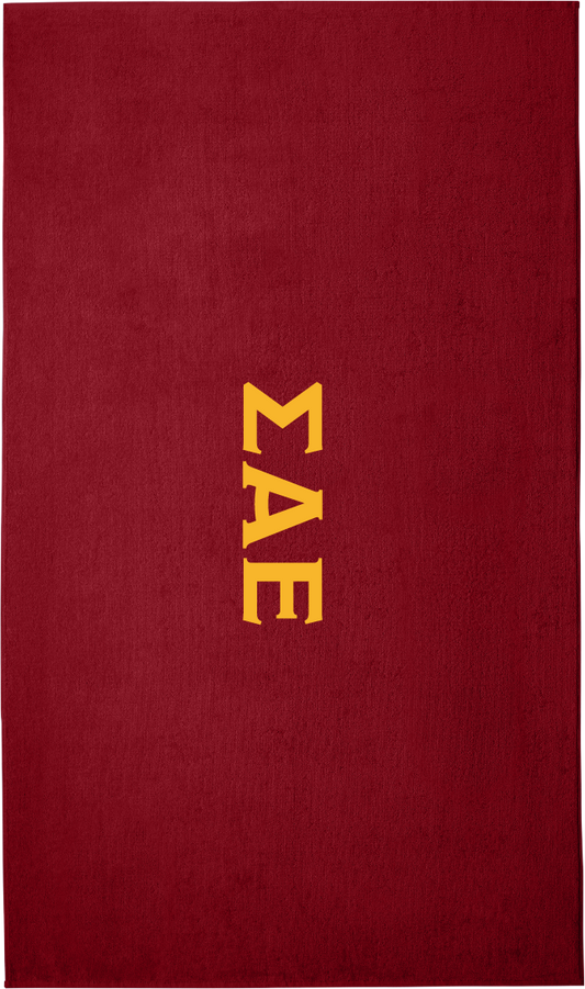 Sigma Alpha Epsilon Lettered Beach Towels