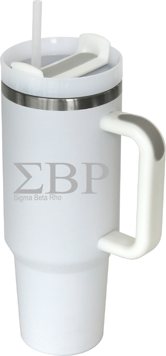 Sigma Beta Rho Lettered 40oz Tumblers