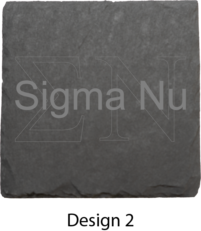 Sigma Nu Stone Coasters - 4-Pack