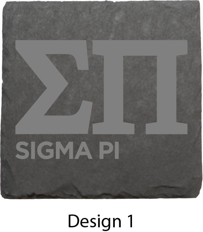 Sigma Pi Stone Coasters - 4-Pack
