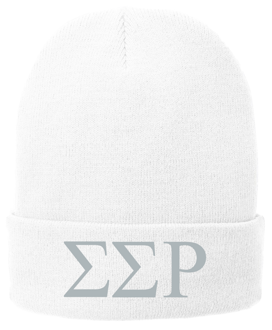 Sigma Sigma Rho Lettered Beanies