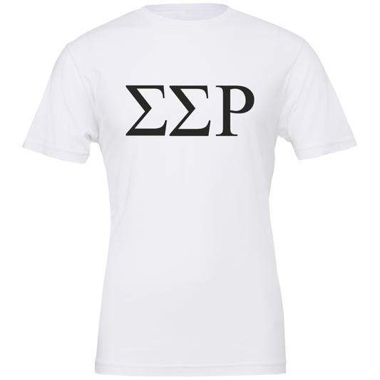 Sigma Sigma Rho Lettered Short Sleeve T-Shirts