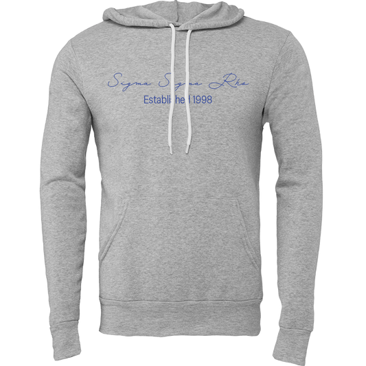 Sigma Sigma Rho Embroidered Scripted Name Hooded Sweatshirts