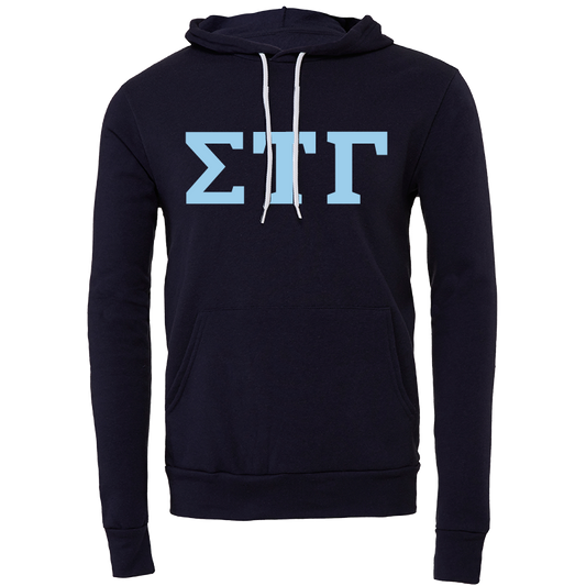 Sigma Tau Gamma Lettered Hooded Sweatshirts