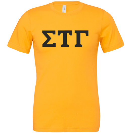 Sigma Tau Gamma Lettered Short Sleeve T-Shirts