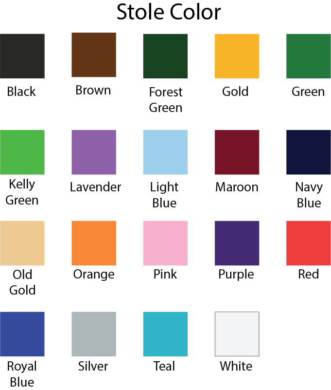 Phi Kappa Tau Graduation Stoles