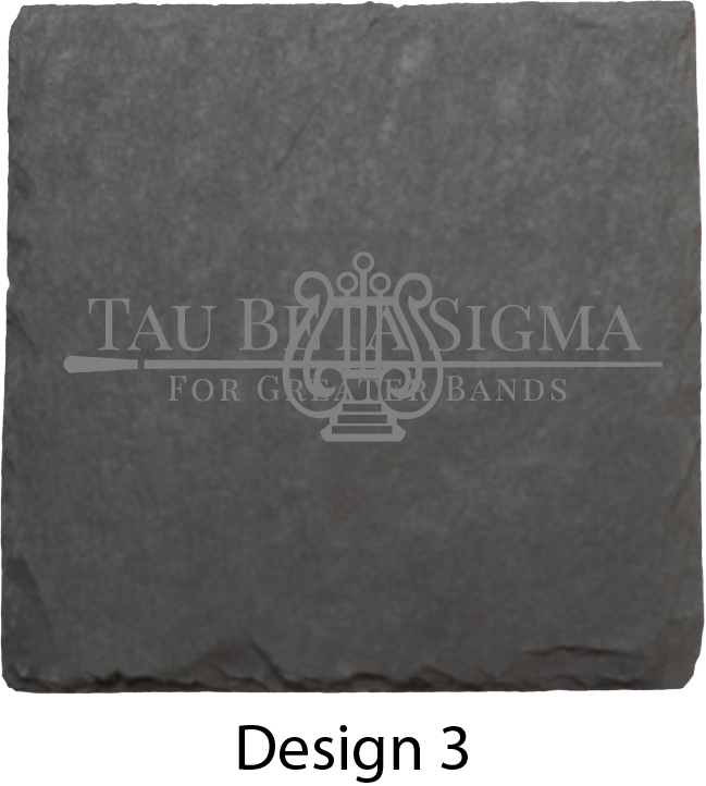 Tau Beta Sigma Stone Coasters - 4-Pack