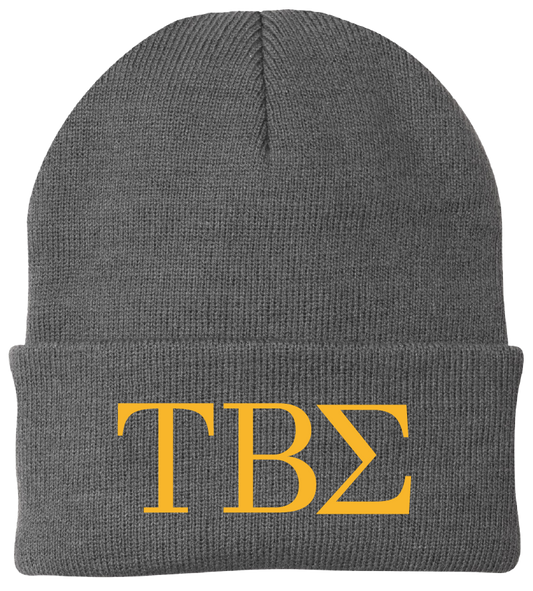Tau Beta Sigma Lettered Beanies