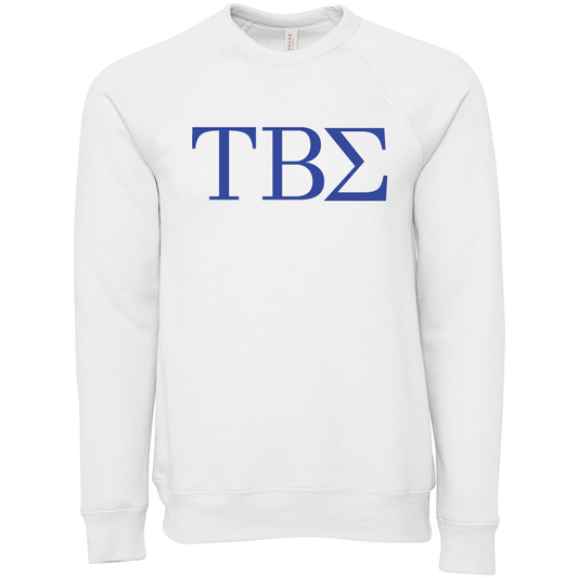 Tau Beta Sigma Embroidered Lettered Crewneck Sweatshirts