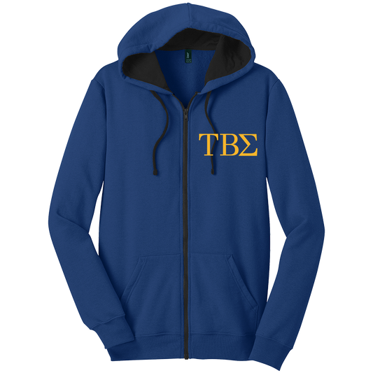 Tau Beta Sigma Zip-Up Hooded Sweatshirts