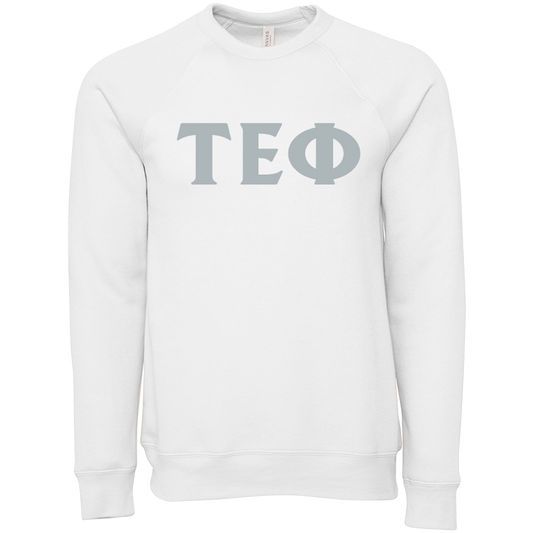 Tau Epsilon Phi Lettered Crewneck Sweatshirts