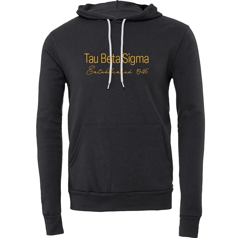 Tau Beta Sigma Embroidered Printed Name Hooded Sweatshirts