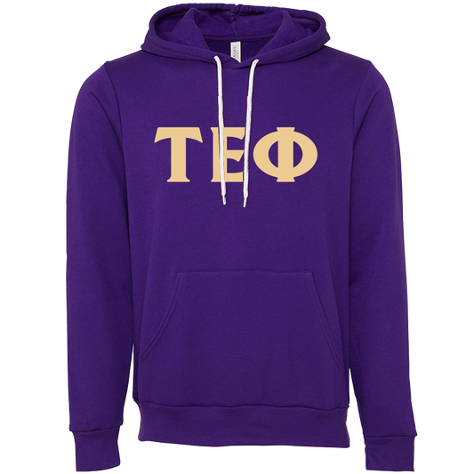 Tau Epsilon Phi Lettered Hooded Sweatshirts
