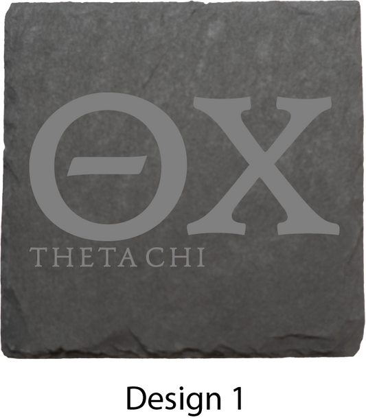 Theta Chi Stone Coasters - 4-Pack