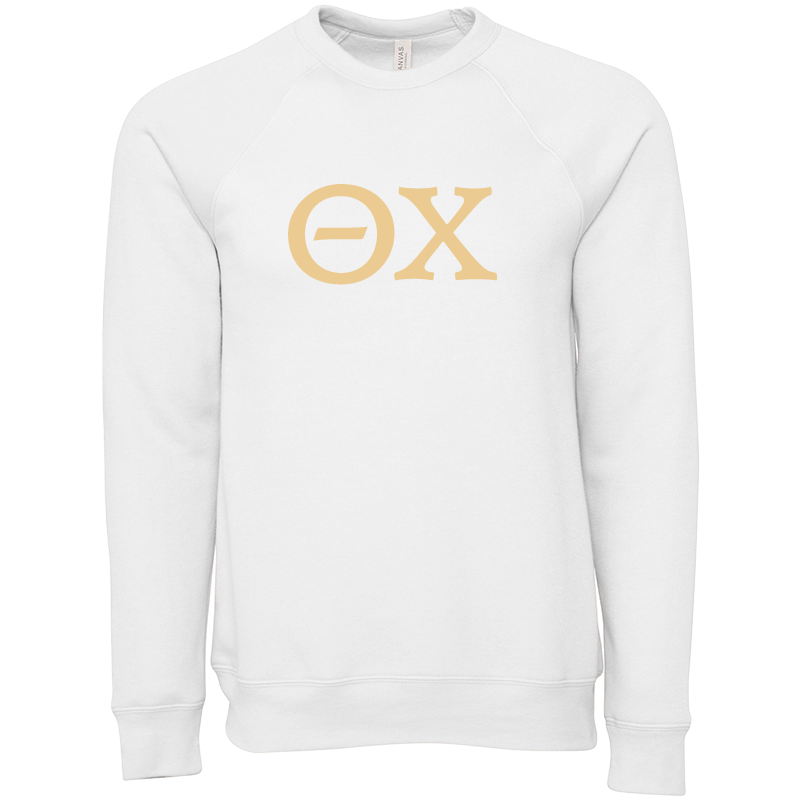 Theta Chi Lettered Crewneck Sweatshirts