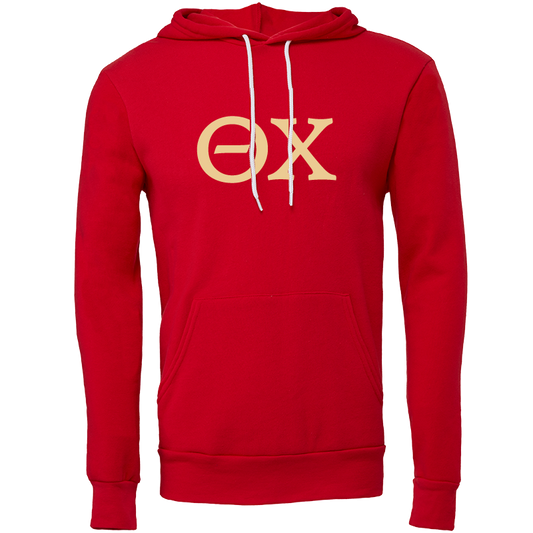 Theta Chi Lettered Hooded Sweatshirts