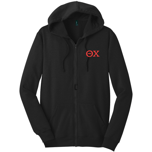 Theta Chi Zip-Up Hooded Sweatshirts