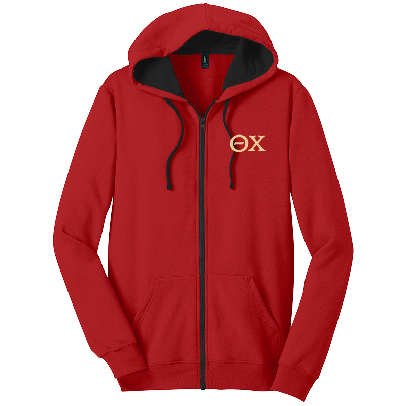 Theta Chi Zip-Up Hooded Sweatshirts