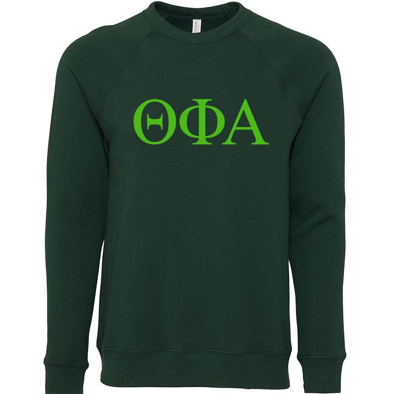 Theta Phi Alpha Lettered Crewneck Sweatshirts