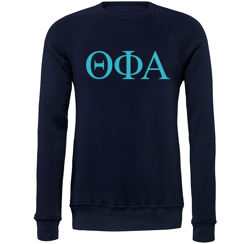Theta Phi Alpha Lettered Crewneck Sweatshirts