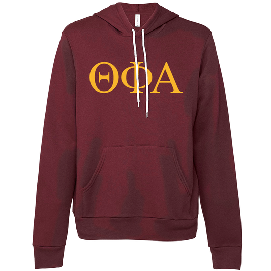 Theta Phi Alpha Lettered Hooded Sweatshirts