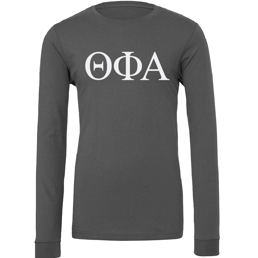 Theta Phi Alpha Lettered Long Sleeve T-Shirts