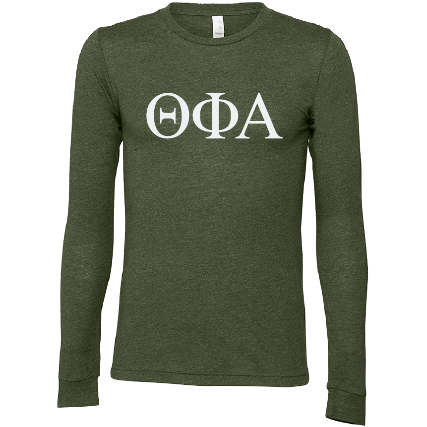 Theta Phi Alpha Lettered Long Sleeve T-Shirts