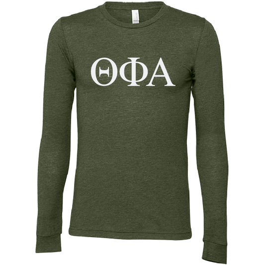 Theta Phi Alpha Lettered Long Sleeve T-Shirts