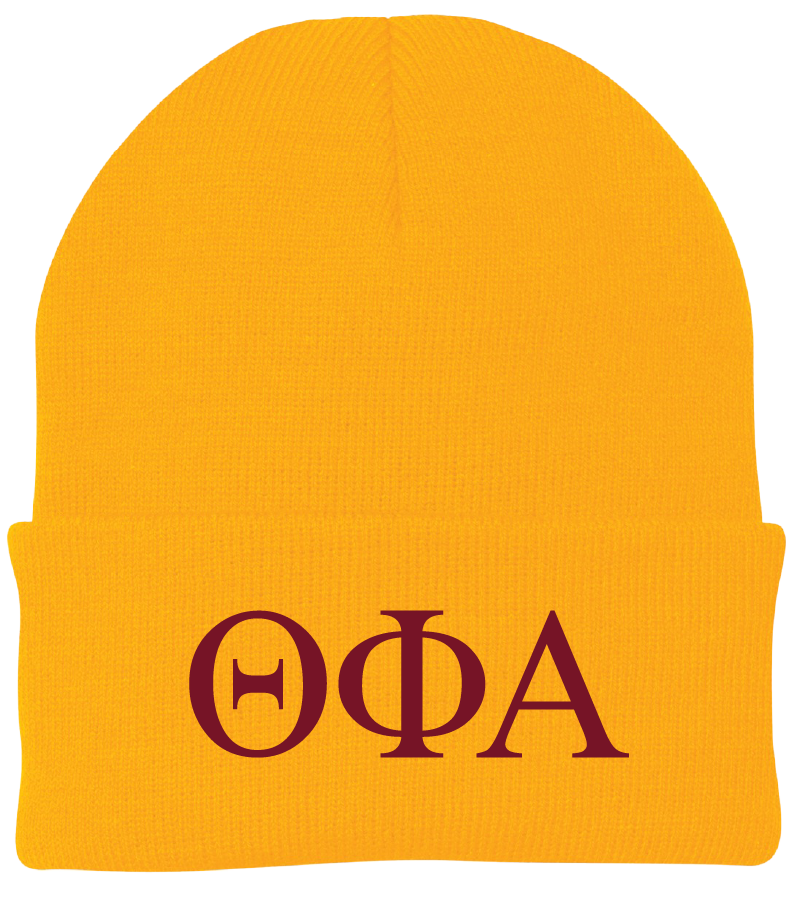 Theta Phi Alpha Lettered Beanies