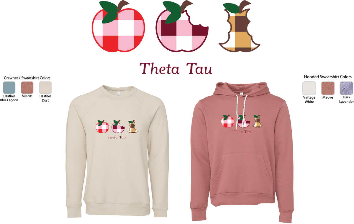 Theta Tau Apple Evolution Crewneck