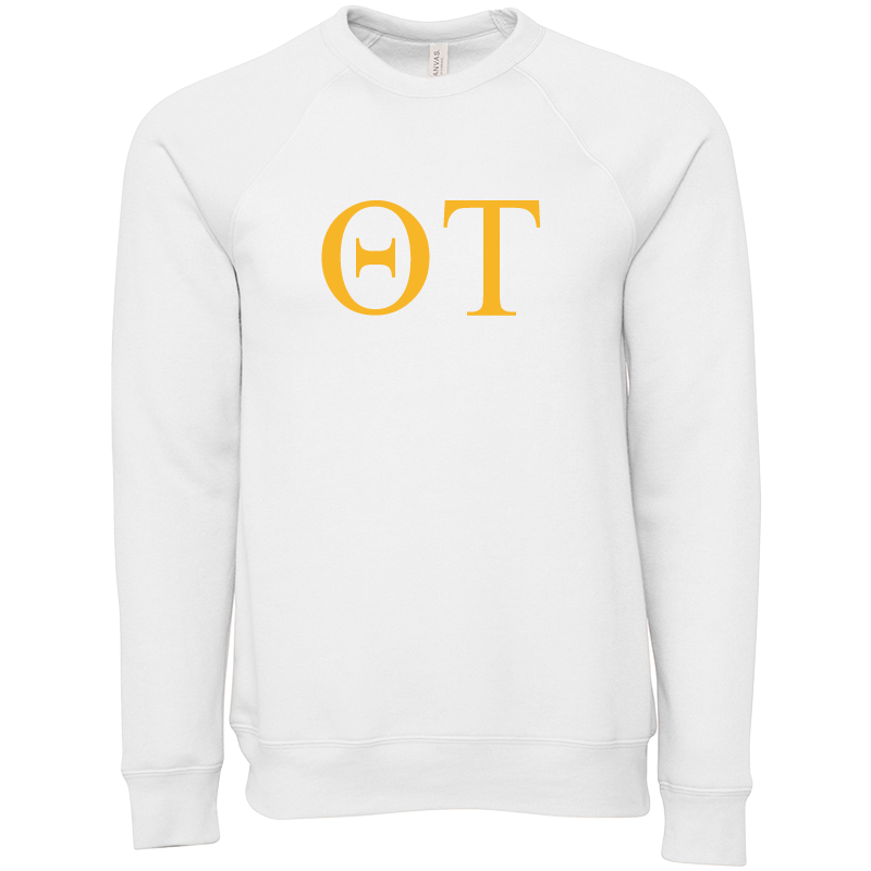 Theta Tau Lettered Crewneck Sweatshirts