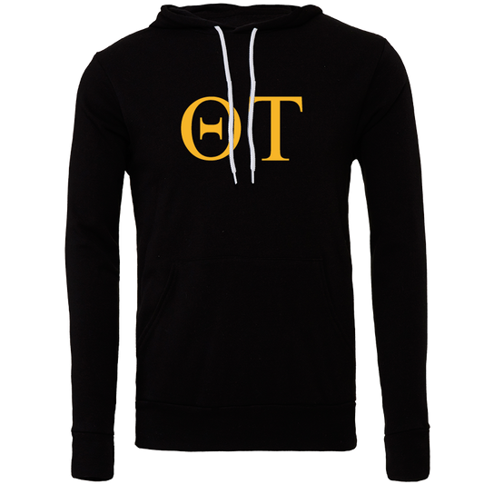 Theta Tau Lettered Hooded Sweatshirts