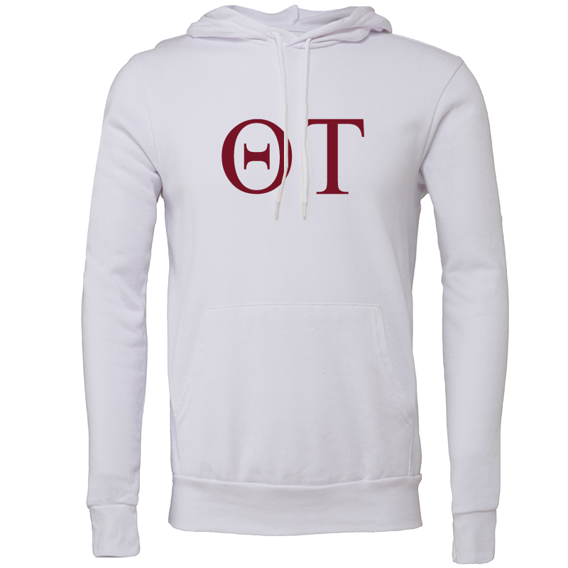 Theta Tau Lettered Hooded Sweatshirts