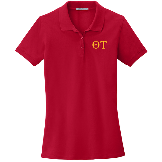 Theta Tau Ladies' Embroidered Polo Shirt