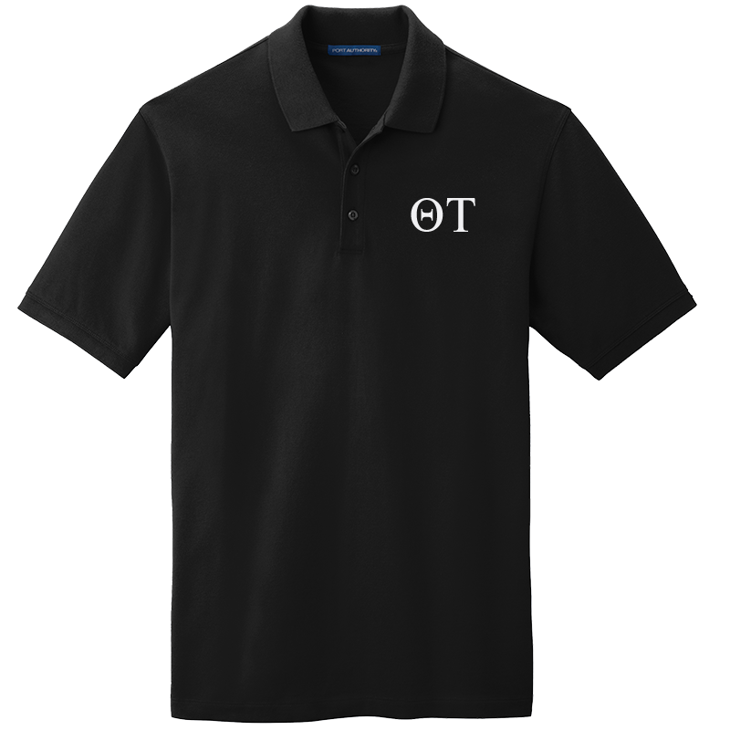 Theta Tau Men's Embroidered Polo Shirt