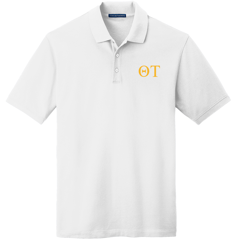 Theta Tau Men's Embroidered Polo Shirt