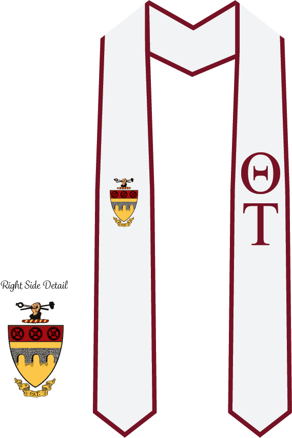 Theta Tau Graduation Stoles