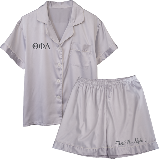 Theta Phi Alpha Embroidered Ladies' Pajama Sets