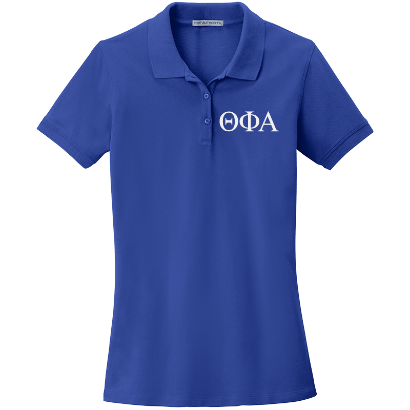 Theta Phi Alpha Ladies' Embroidered Polo Shirt