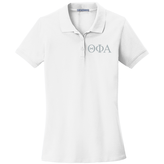 Theta Phi Alpha Ladies' Embroidered Polo Shirt