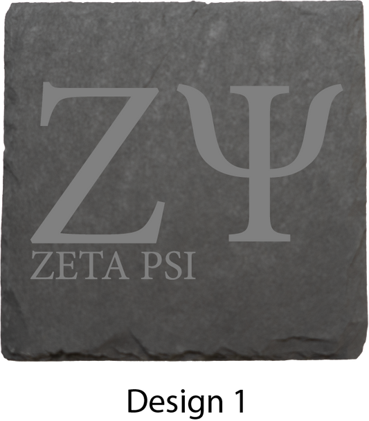 Zeta Psi Fraternity, Inc. Stone Coasters - 4-Pack
