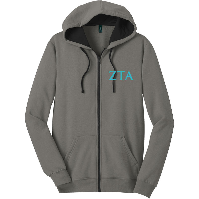 Zeta Tau Alpha Zip-Up Hooded Sweatshirts