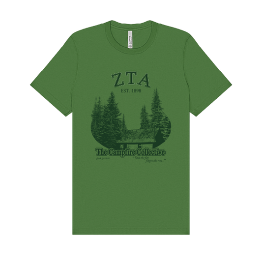 Zeta Tau Alpha Forest Graphic T-Shirt