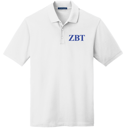 Zeta Beta Tau Men's Embroidered Polo Shirt
