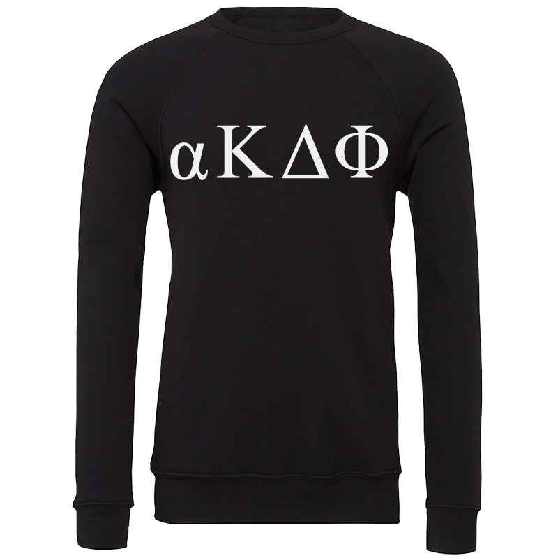 alpha Kappa Delta Phi Lettered Crewneck Sweatshirts