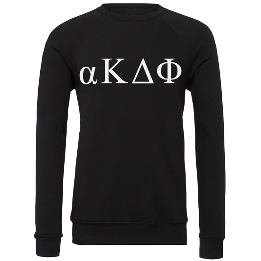 alpha Kappa Delta Phi Lettered Crewneck Sweatshirts