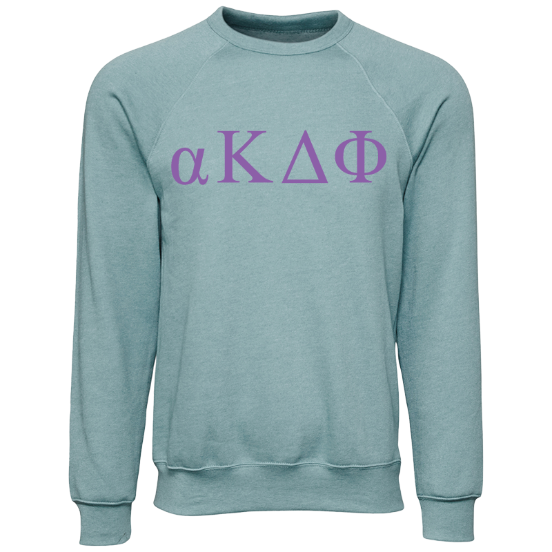 alpha Kappa Delta Phi Lettered Crewneck Sweatshirts