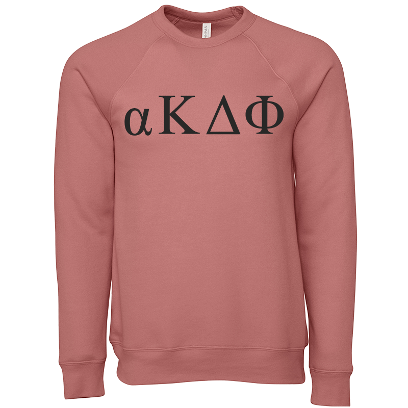 alpha Kappa Delta Phi Lettered Crewneck Sweatshirts